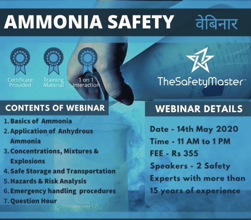 Ammonia Safety The Safety Master